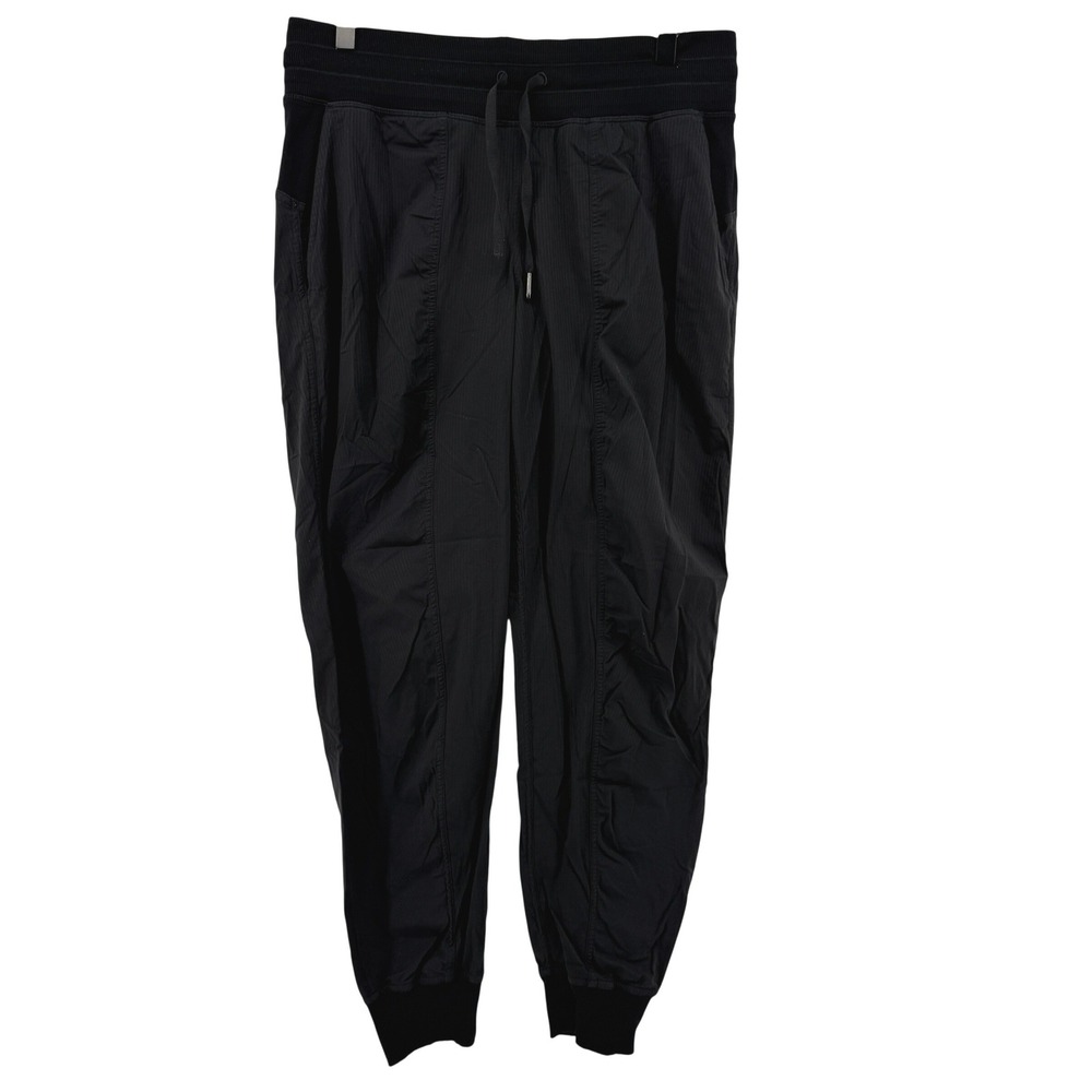 Lululemon Dance Studio Mid-Rise Jogger Full Length Black Women 8 Swift W5ENMS